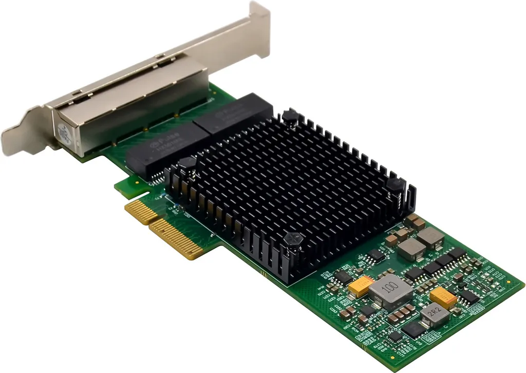 Carte InLine 4 Ports Ethernet pour Serveur et Virtualisation PCIe x4 - 4