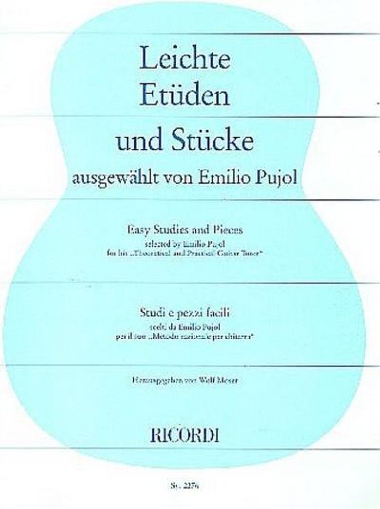 Leichte Etüden und Stückefür Gitarre