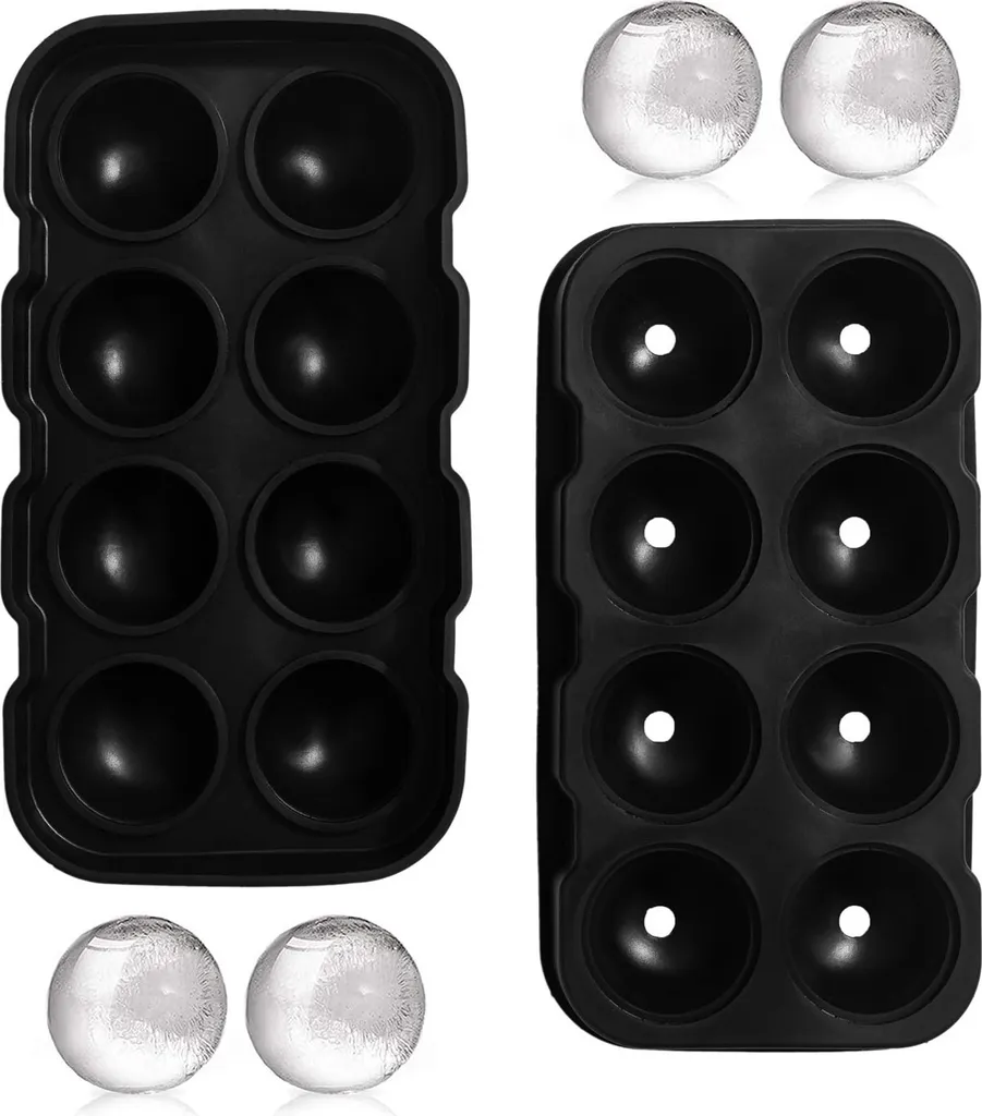 Silikon Eiswürfelform Kugel Eiswürfelbehälter