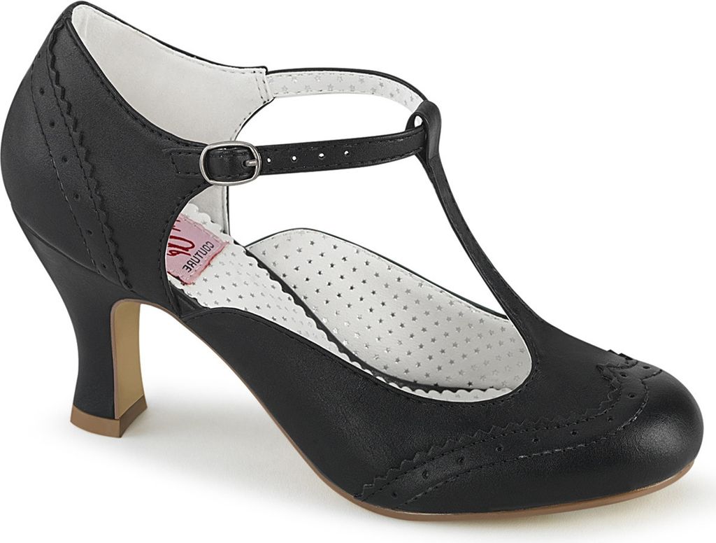 FLAPPER-26 Damen Pumps von Pin Up Couture, Schwarz , EU 40, US 10