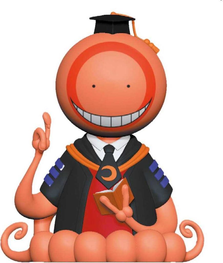 Plastoy - Figurine Koro Sensei z Assasination Classroom - Pomarańczowy Skarbonka 18cm