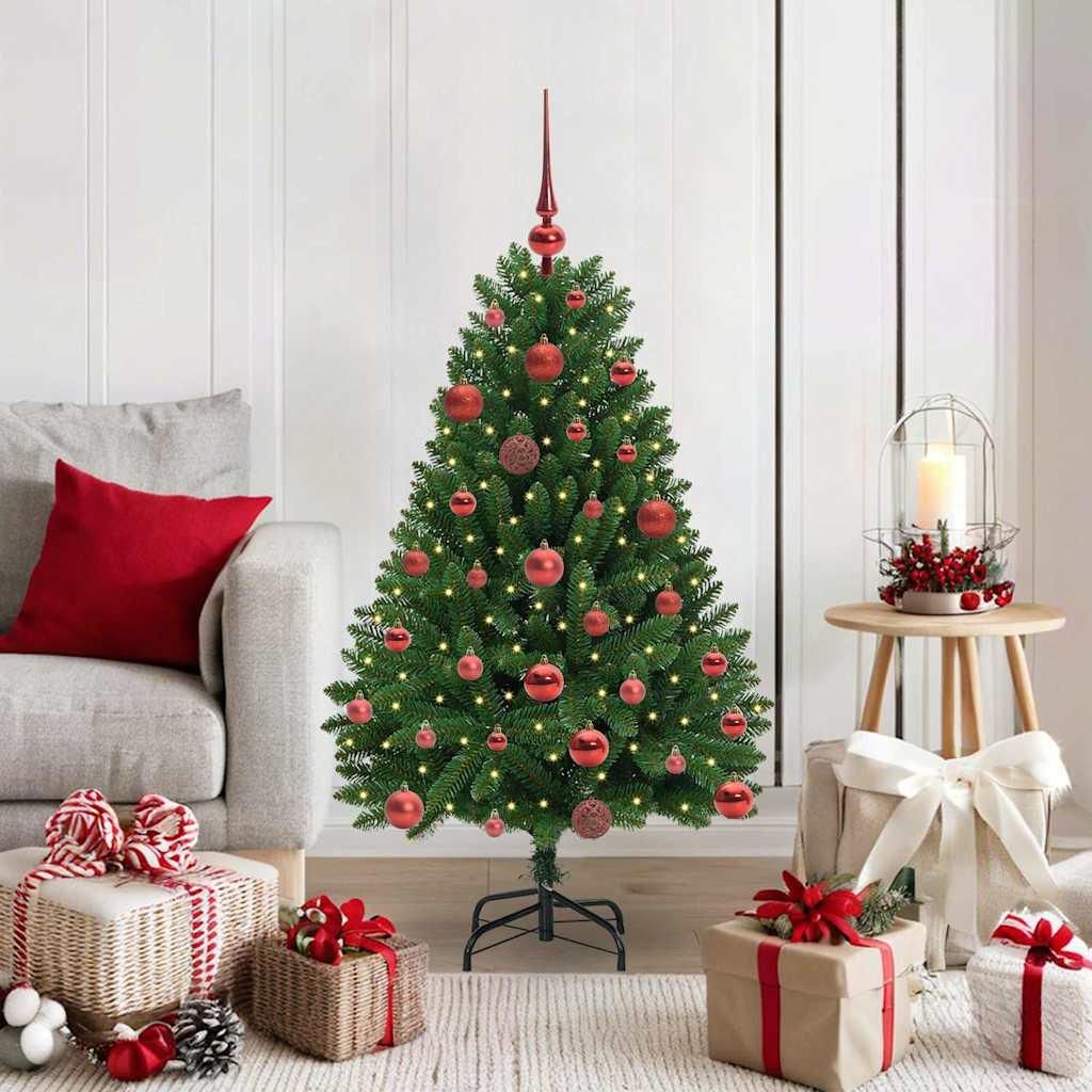 "Schlussverkauf" Künstlicher Weihnachtsbaum - Tannenbaum - Kunstbaum moderne - Grün 120 cm PVC und Metall C12954