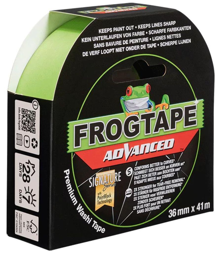 FrogTape Advanced Klebeband 36 mm x 41 m Malerkrepp Produktbild 