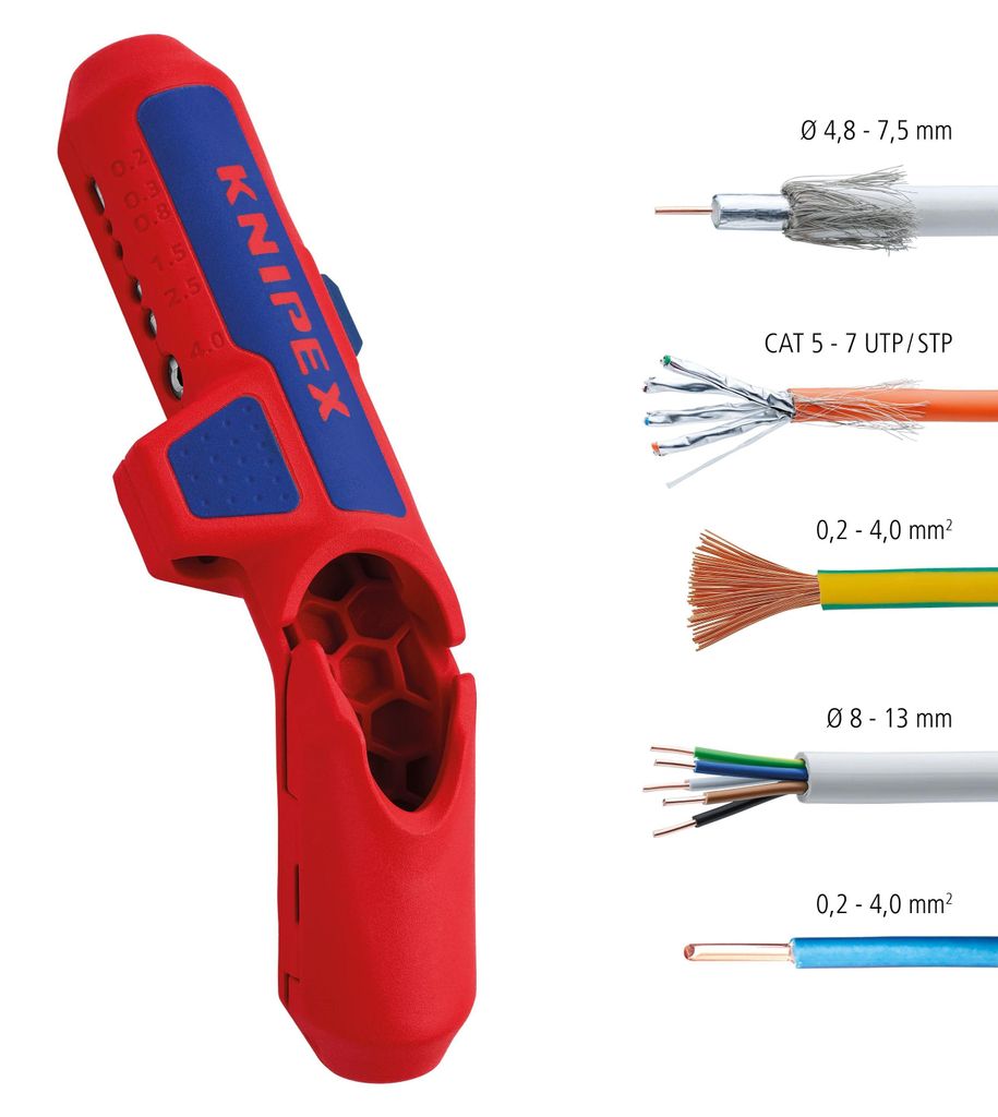 Outil à dégainer multifonctions KNIPEX 16 95 01 SB Image du produit 