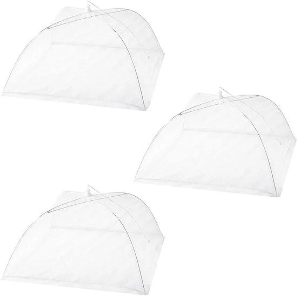 Housse de protection pour fruits 32x32 cm blanche avec rabat pratique