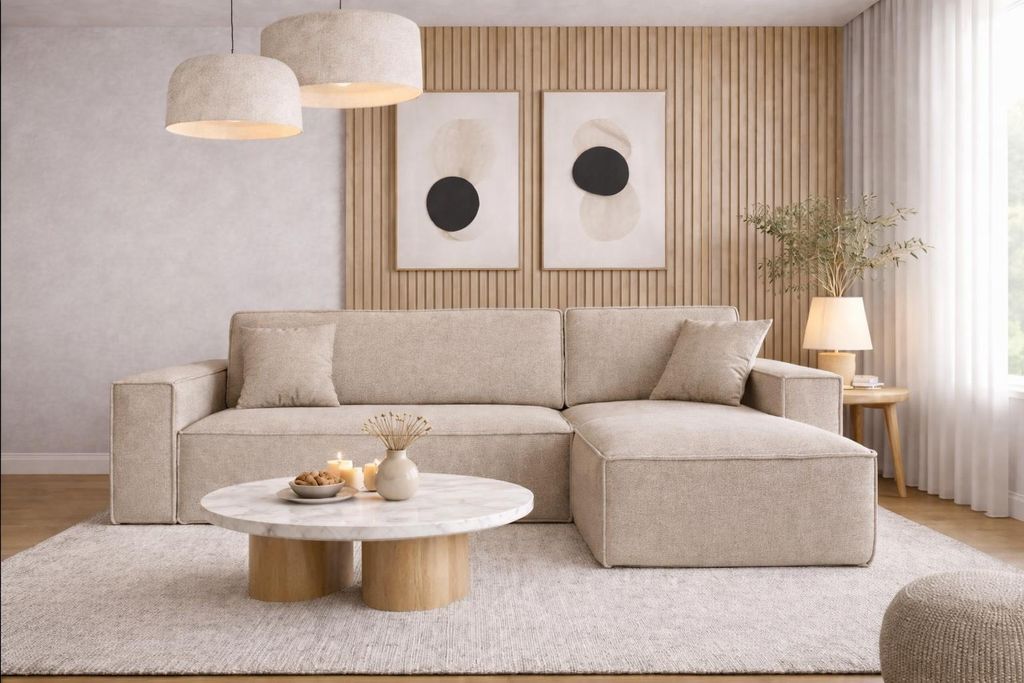 Kaiser Möbel Ecksofa mit schlaffunktion und bettkasten, Produktbild 