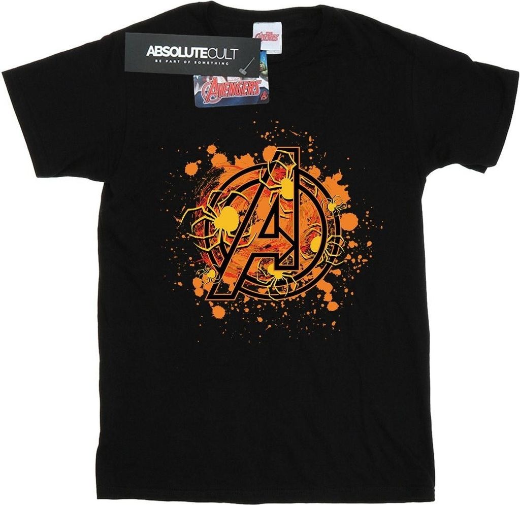 Marvel - "Avengers Assemble Halloween" T-Shirt für Herren BI6092 (XL) (Schwarz)