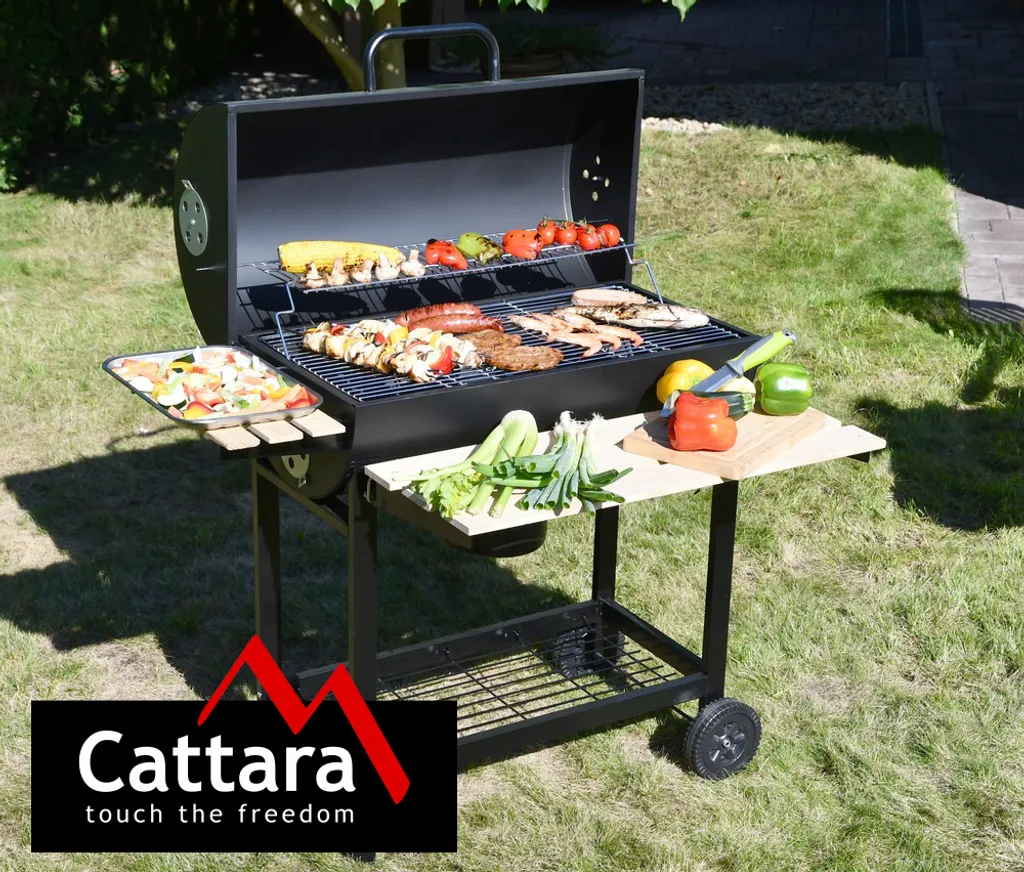 Gril à charbon BARREL Cattara 13044 avec ventilation et large surface - 9