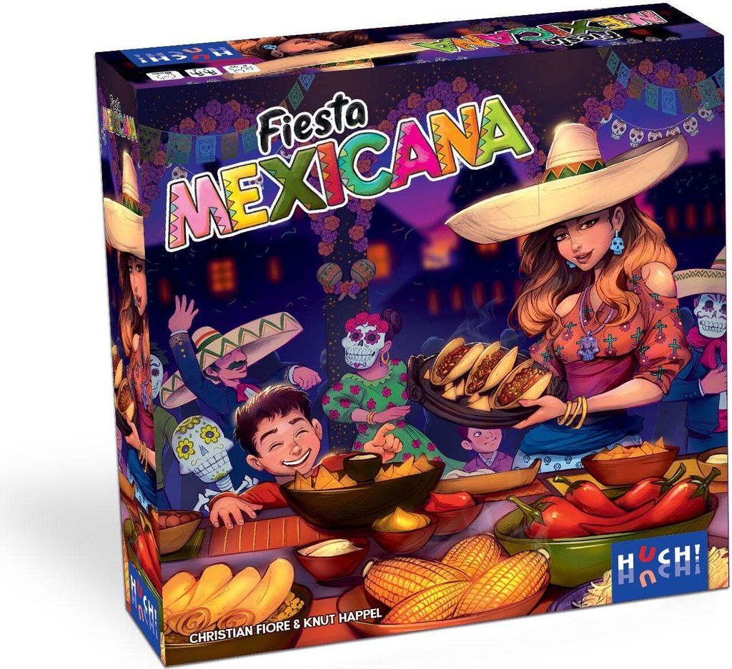 HUCH! Fiesta Mexicana, Kartenspiel (DE, EN, FR), für 2-4 Spieler, ab 8 Jahren