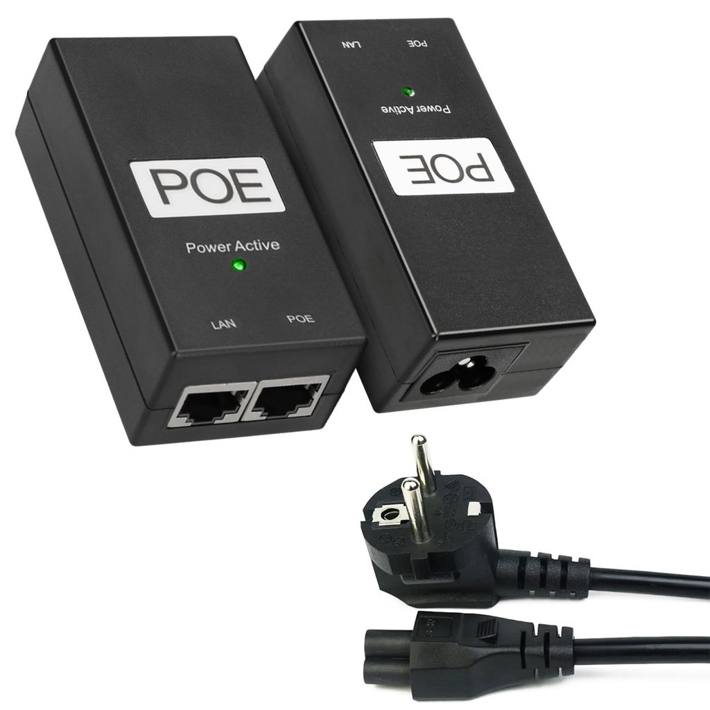 Extralink Alimentation PoE POE-24-12W 24V, 0,5A, 12W, câble Image du produit 