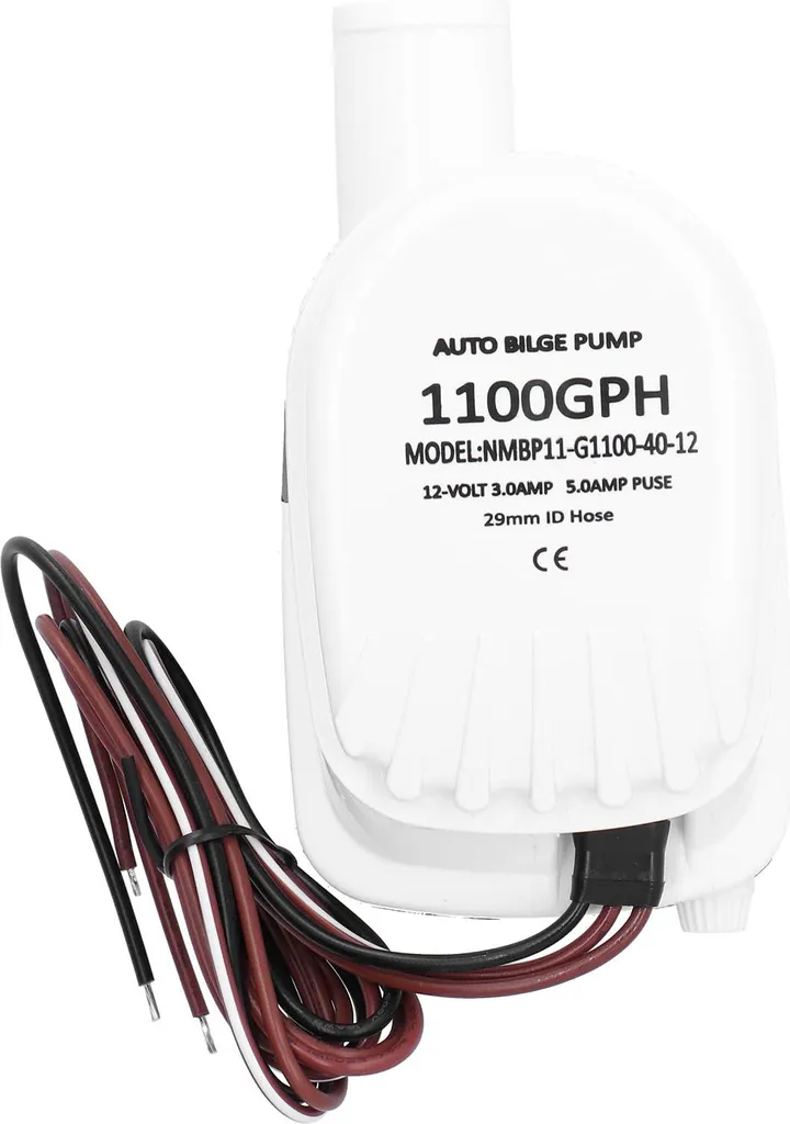Pompe à eau haute efficacité 1100GPH 12V avec flotteur automatique pro