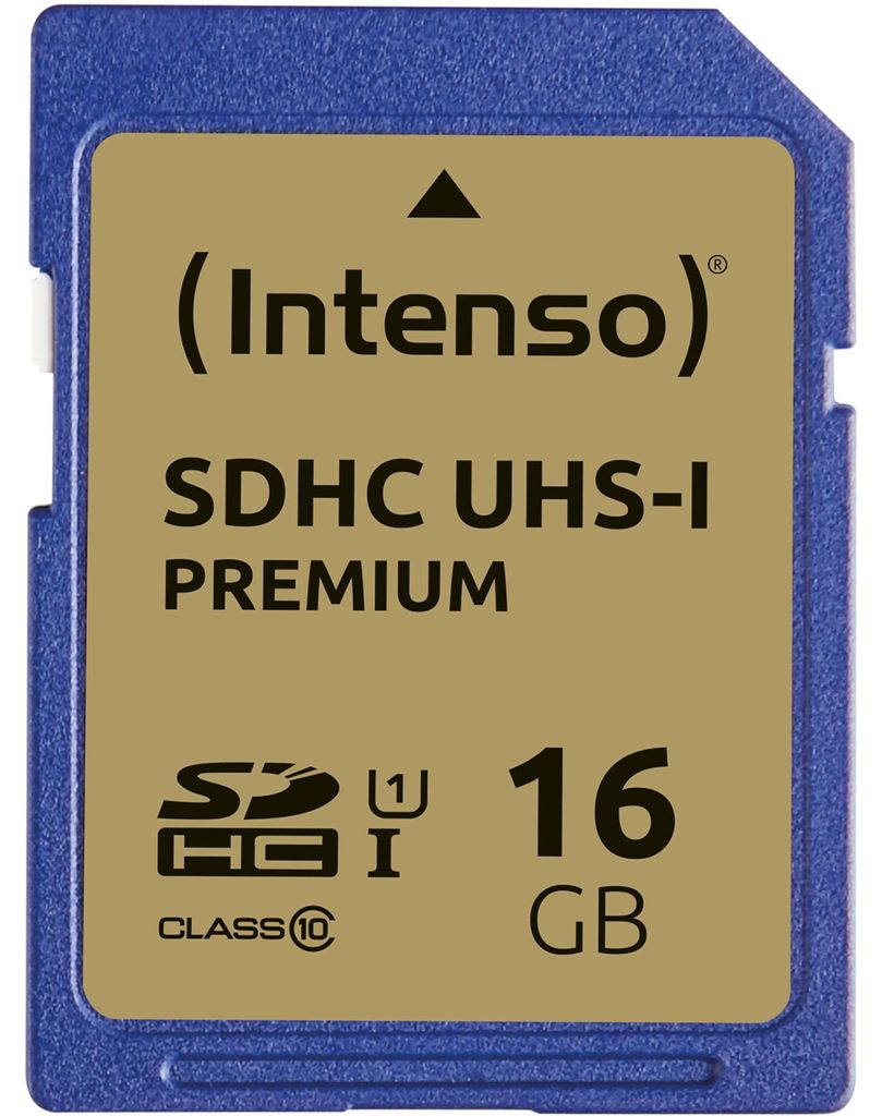 Intenso SD Card 16GB UHS-I Speicherkarten Produktbild 