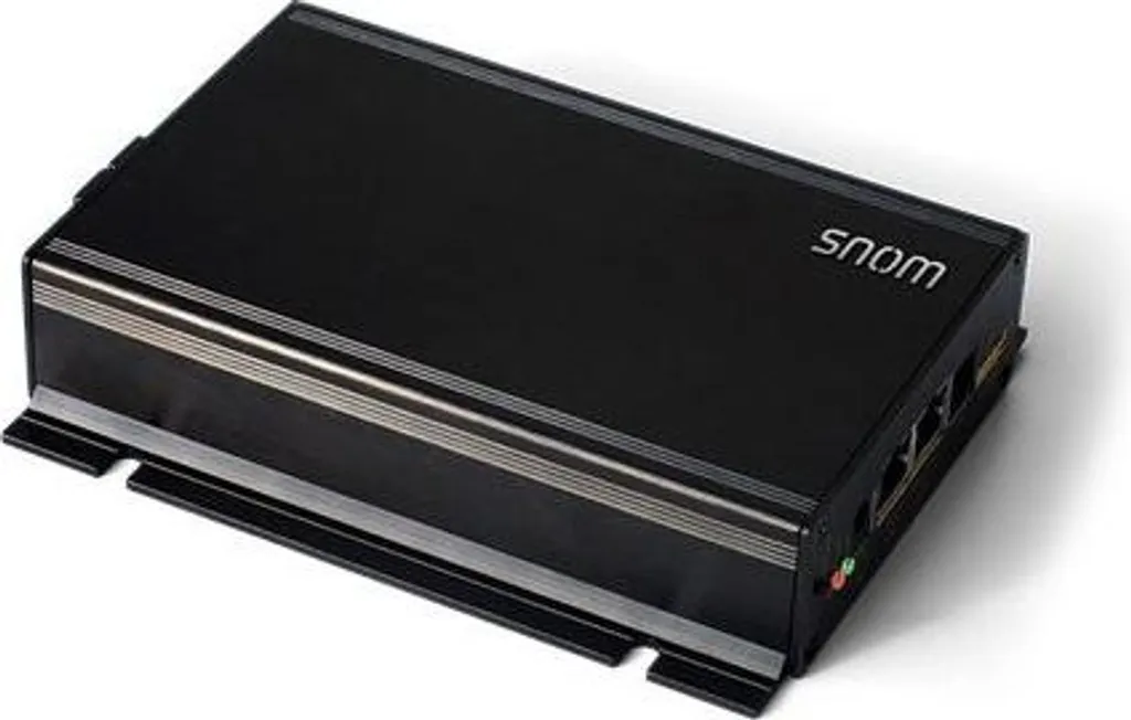 Adaptateur de paging IP Snom PA1+ SIP noir pour haut-parleur public