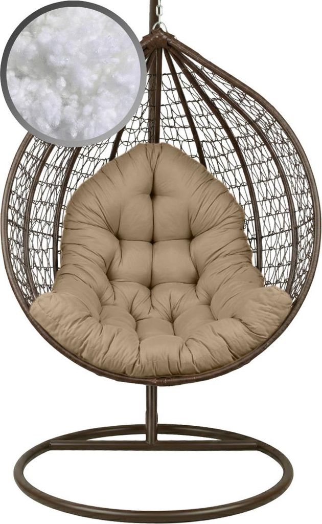 Cuscino AMPO per poltrona sospesa 120×100 cm, cuscino da Immagine del prodotto 