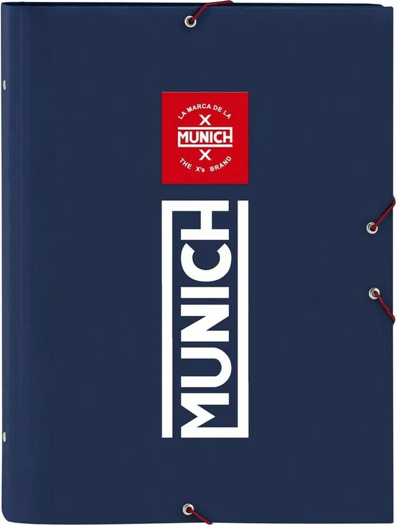 Classeur Munich Storm Blue marine Scolaire A4