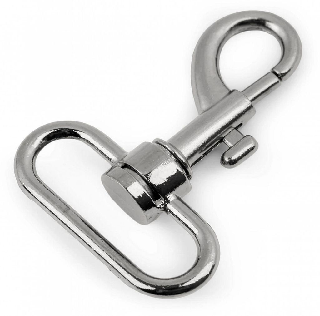 1 Bolzen-Karabiner Karabinerhaken Größen Farbwahl - Gurtband Hundeleinen