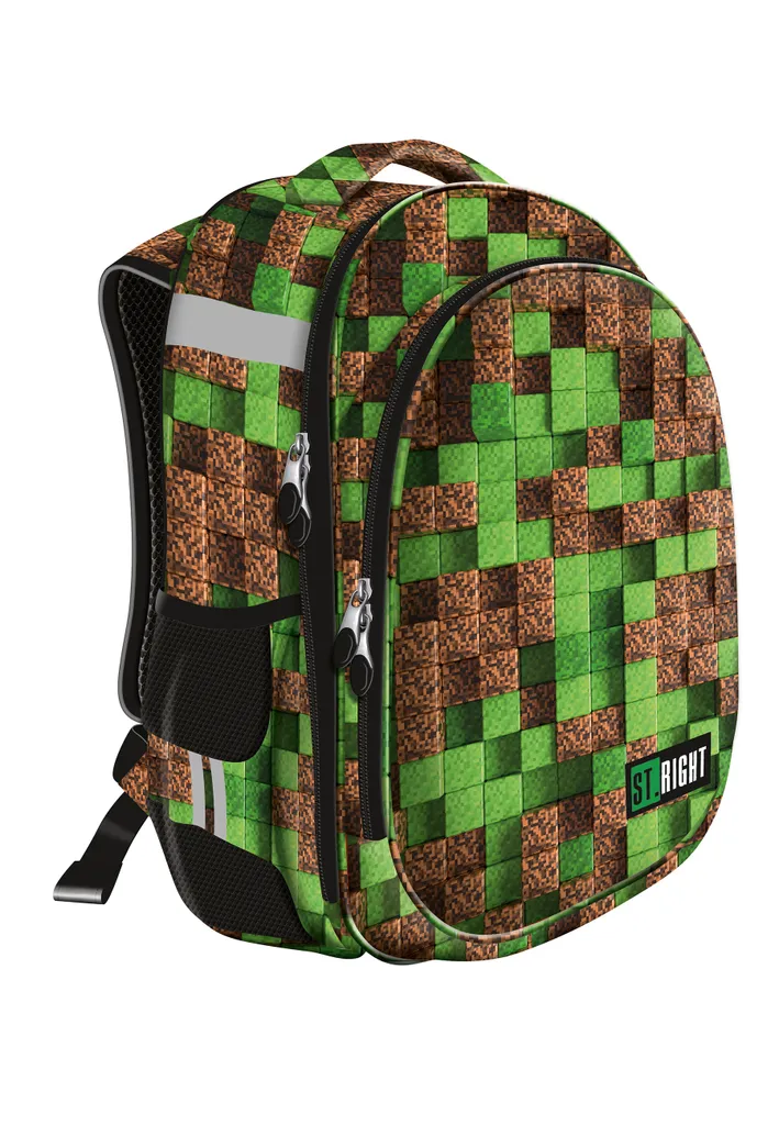 Zaino Gamer Pixel Cubes ST.RIGHT | Hard Shell e Organizer Tech