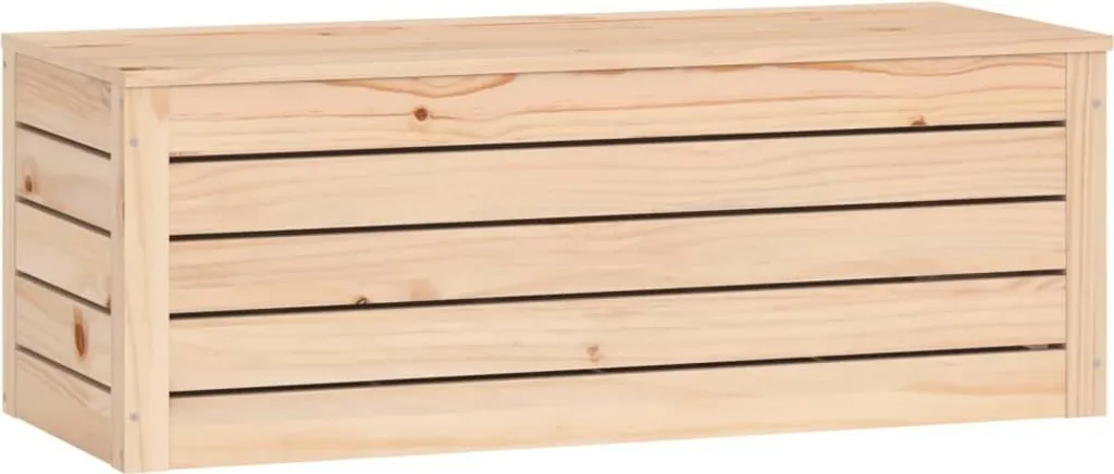 Cassapanca Porta Giochi The Living Store 89cm in Pino Naturale Sicuro - 6