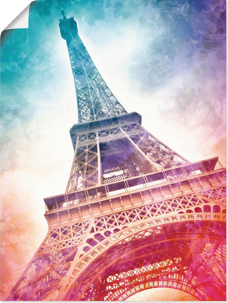 ARTland Poster Paris Eiffelturm II Größe: 45x60 cm