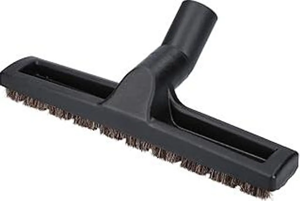 McFilter I Bocchetta universale per pavimenti duri da 32/35 mm Bocchetta per aspirapolvere compatibile con Siemens, Bosch, AEG, Miele, Philips, Samsung, Dirt Devil, Panasonic I 2 rotelle I crine morbido I larghezza circa 30 cm