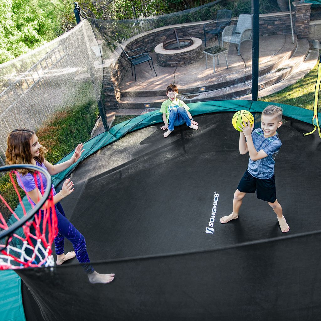 SONGMICS Sprungtuch für Trampolin Ø 366 cm 72 Ringe Produktbild 11