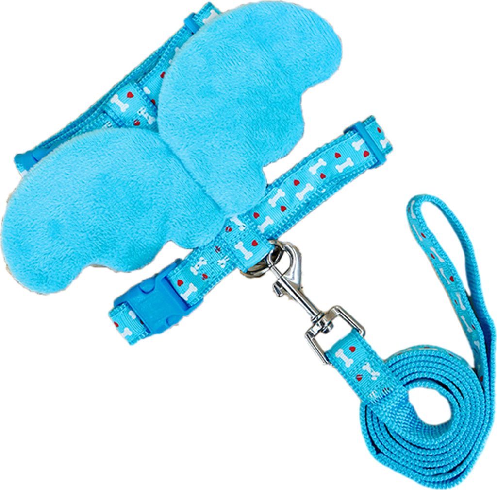 1 Set Haustier Leine Engel Flügel Nachbildung Kaninchen Harness Set Einstellbar Komfortable Brustgurt Kleine Haustier Liefert