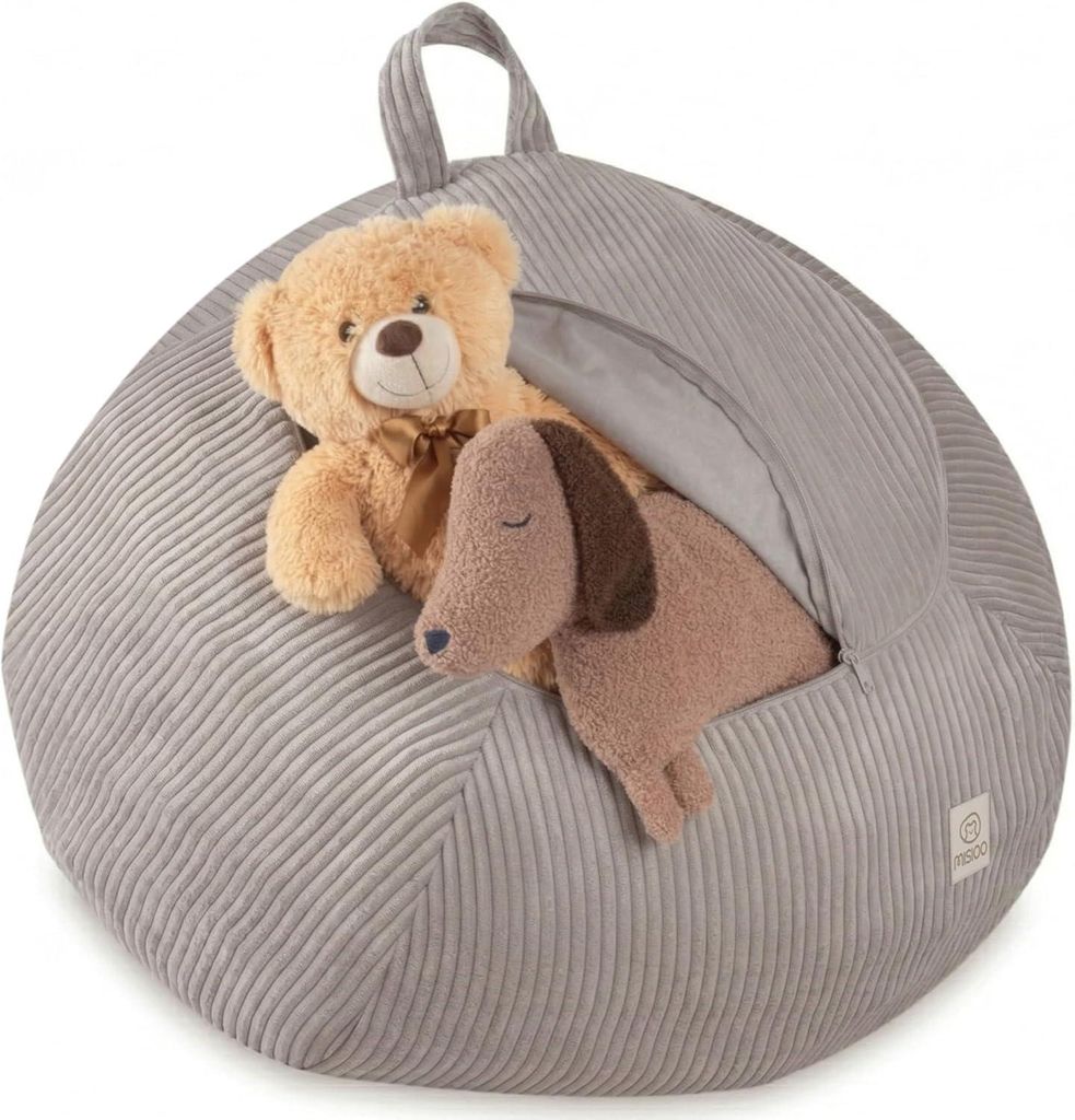 MISIOO Kinder Sitzsack Bezug für Kuscheltiere – Spielzeug Produktbild 
