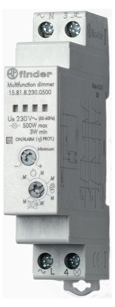 Przełącznik impulsowy/ściemniacz 230VAC 15.81.8.230.0500 Zdjęcie produktu 