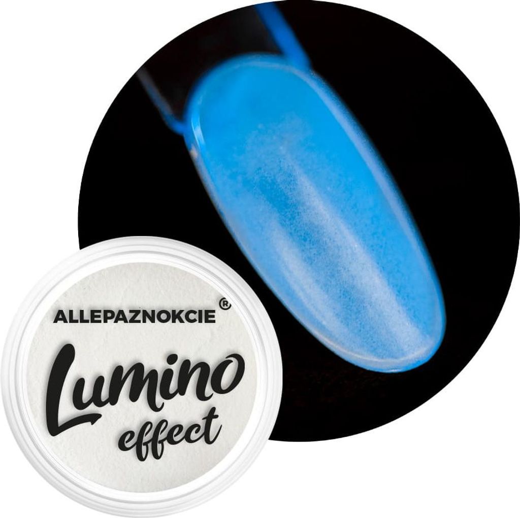 Im Dunkeln leuchtendes Nagelpulver Lumino Effect Allepaznokcie Nr. 3