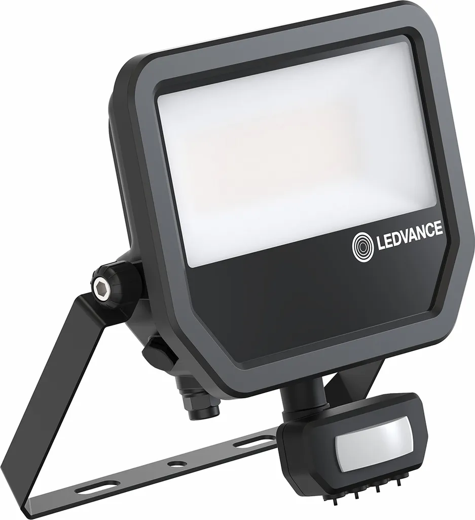 Projecteur extérieur LED Ledvance 50W Noir avec éclairage blanc neutre