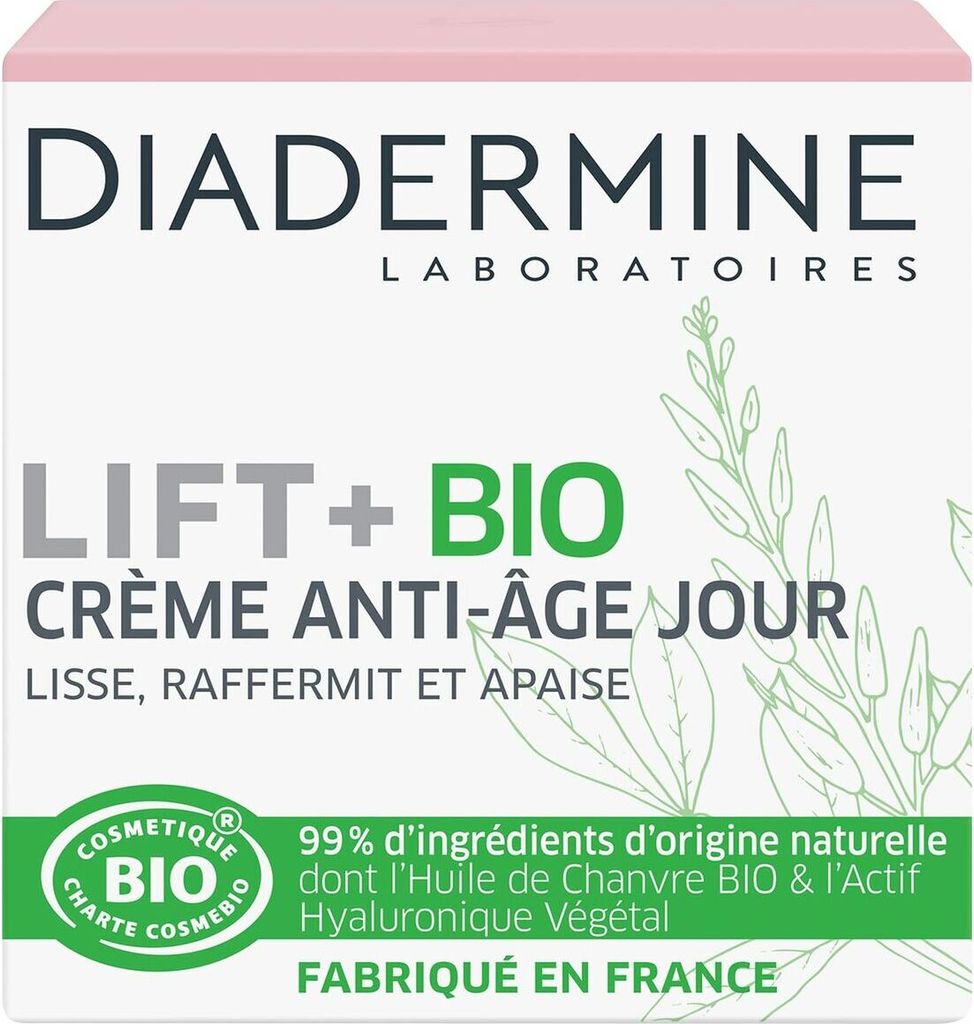 Diadermine Lift organický denní krém proti vráskám 50 ml Obrázek produktu 
