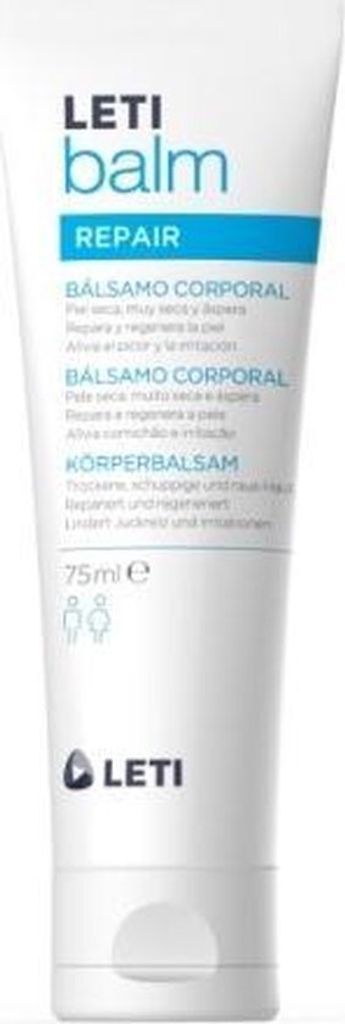 LETI balm Körperbalsam - Feuchtigkeitsspendende Körperpflege bei sehr trockener oder rauer Haut, 75 ml Creme