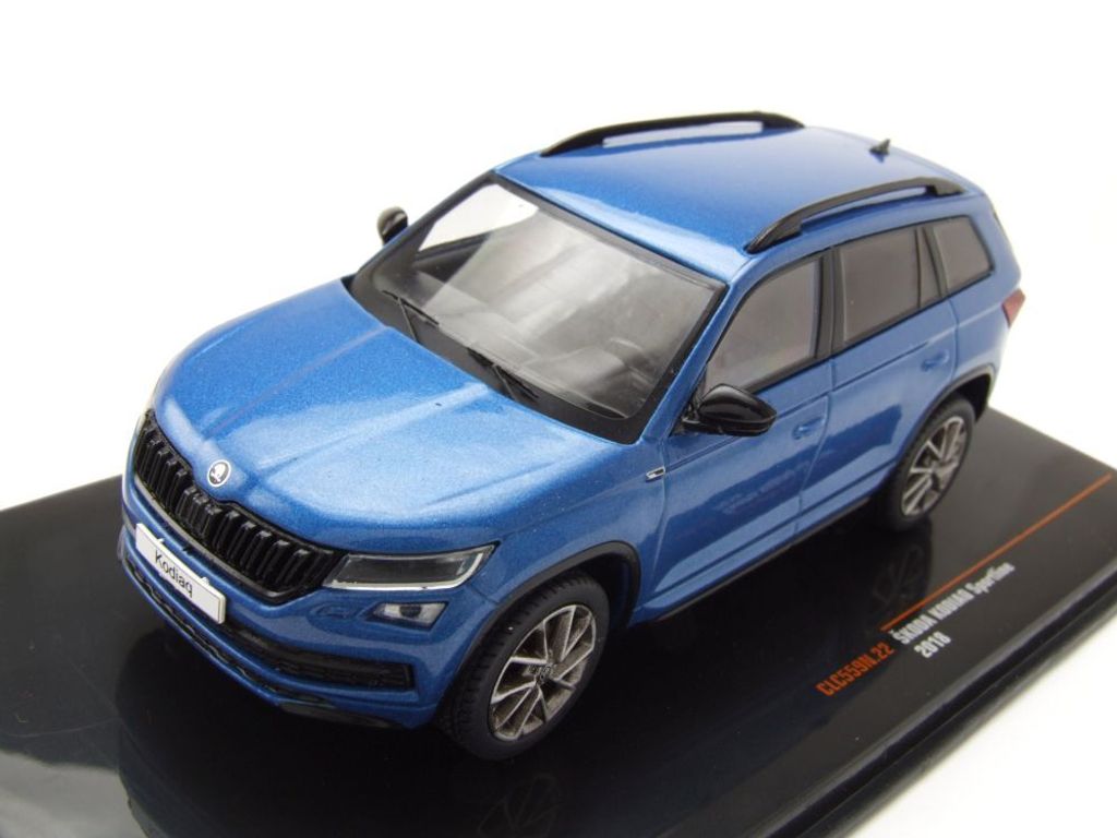 Ixo Models CLC559 Skoda Kodiaq Sportline 2018 blau metallic Produktbild 8