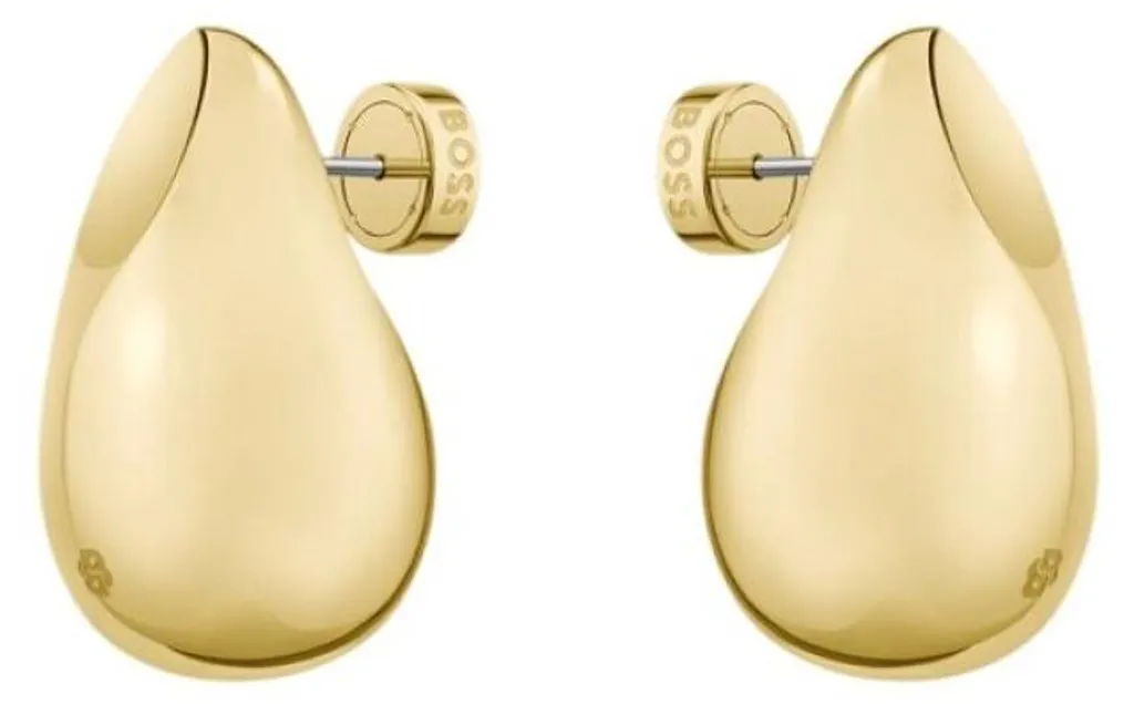 Boucles d'oreilles pendantes gouttes en plaqué or modèle Selena