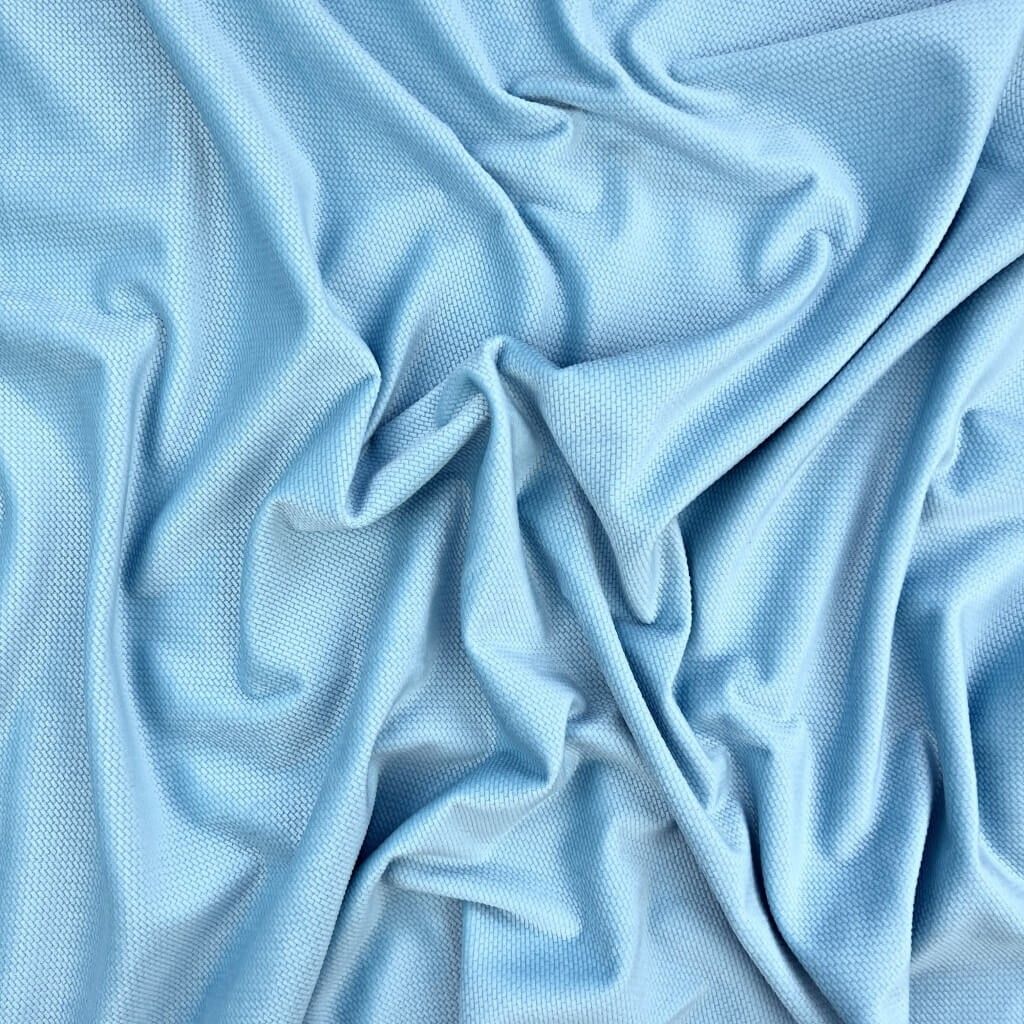 Samt glatt himmelblau (Sky Blue)