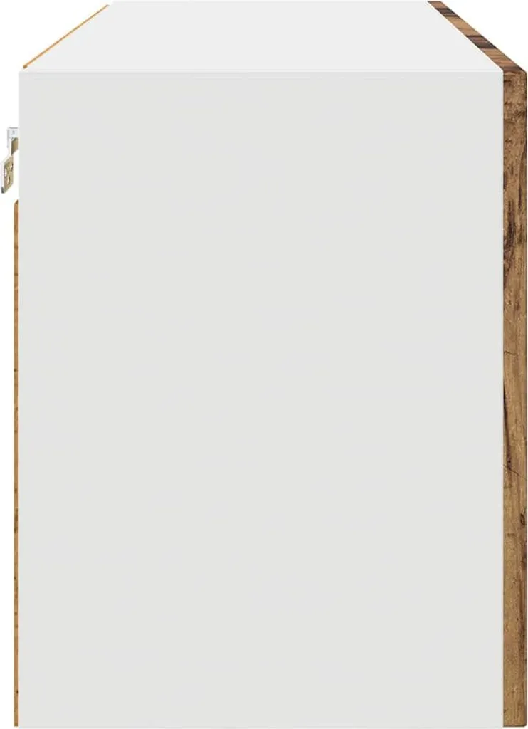 vidaXL Mobile Pensile Cucina Legno Antico 80x31x40 - Stile Rustico