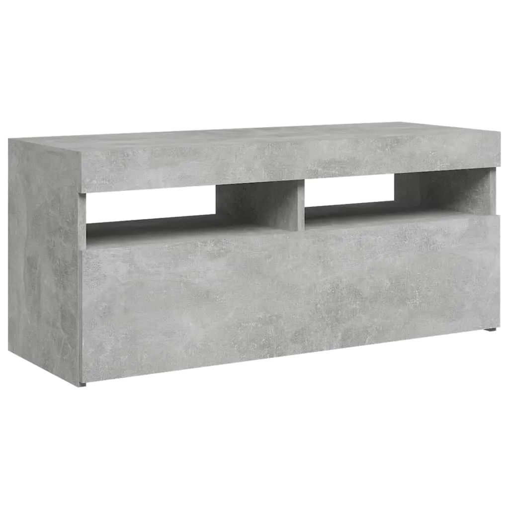 Mobile TV LED Grigio Cemento 90x40 cm: Stile Industrial Low Cost