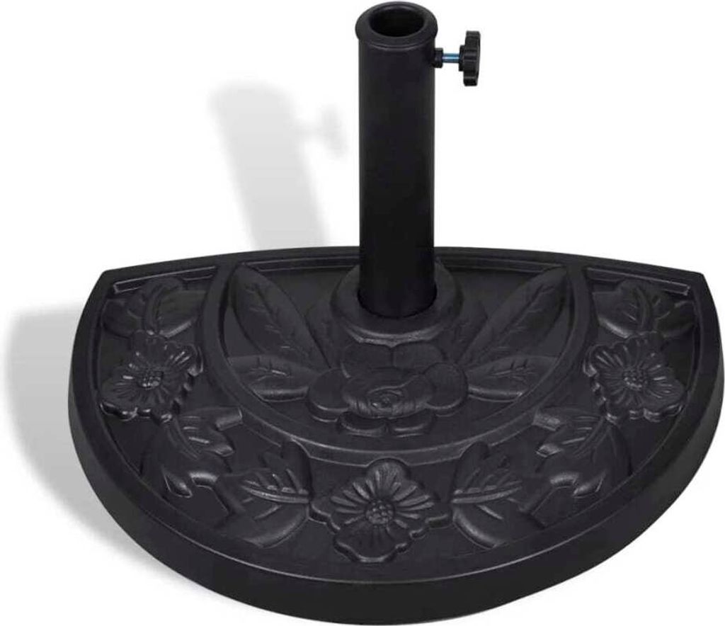 vidaXL Pied de parasol semi-circulaire Pied de parasol Image du produit 