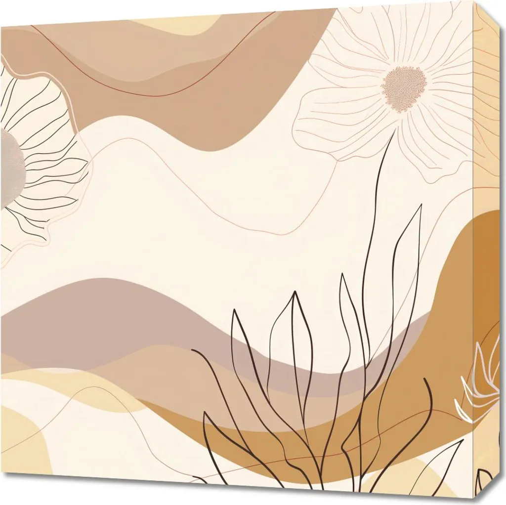 Quadro 50x50 cm Virtuosità floreale