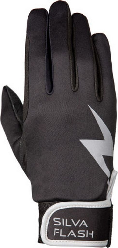 Hy - Herren/Damen Unisex Reithandschuhe "Silva Flash" BZ4822 (M) (Schwarz/Reflektierendes Silber)