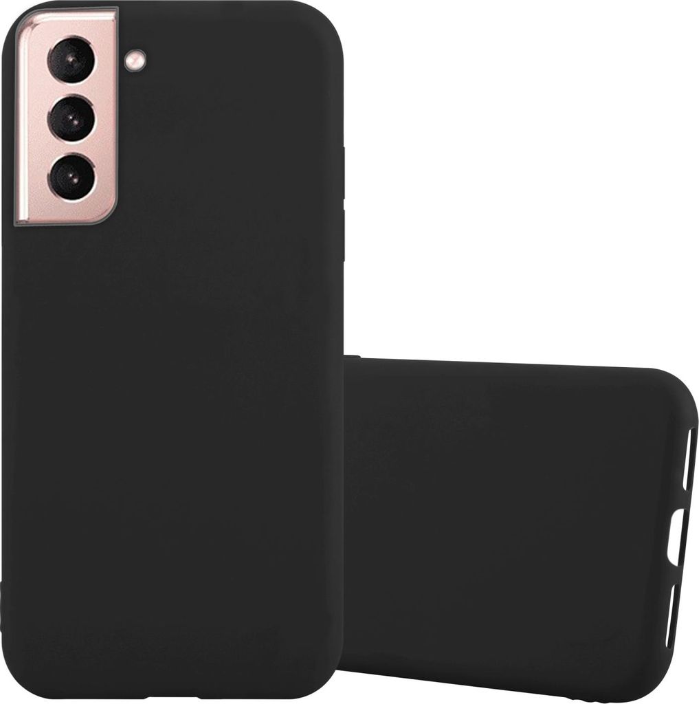 Cadorabo Hülle für Samsung Galaxy S21 PLUS Schutzhülle in Schwarz Handyhülle TPU Silikon Etui Case Cover