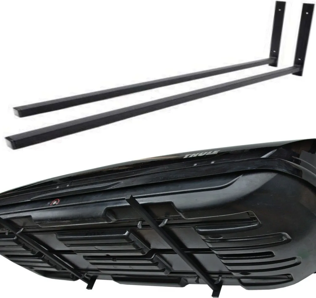 Support mural anti-encombrement pour coffre de toit et surf 80 cm