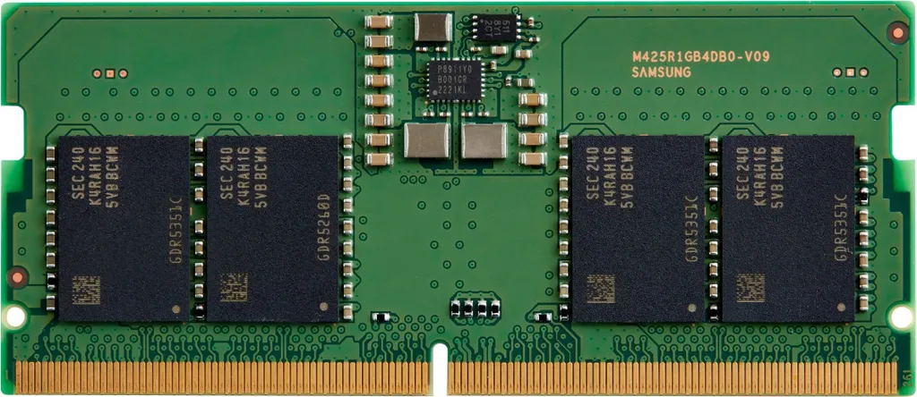 Barrette RAM DDR5 8Go 5600MHz SODIMM HP pour Extension de Mémoire Vive