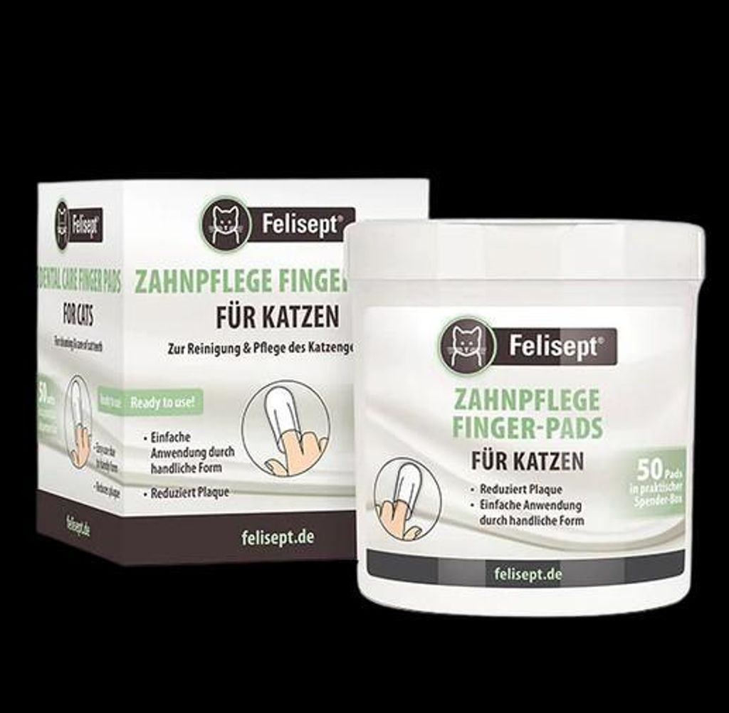 Felisept ZAHNpflege Finger-PADS für KATZEN 50 Stück