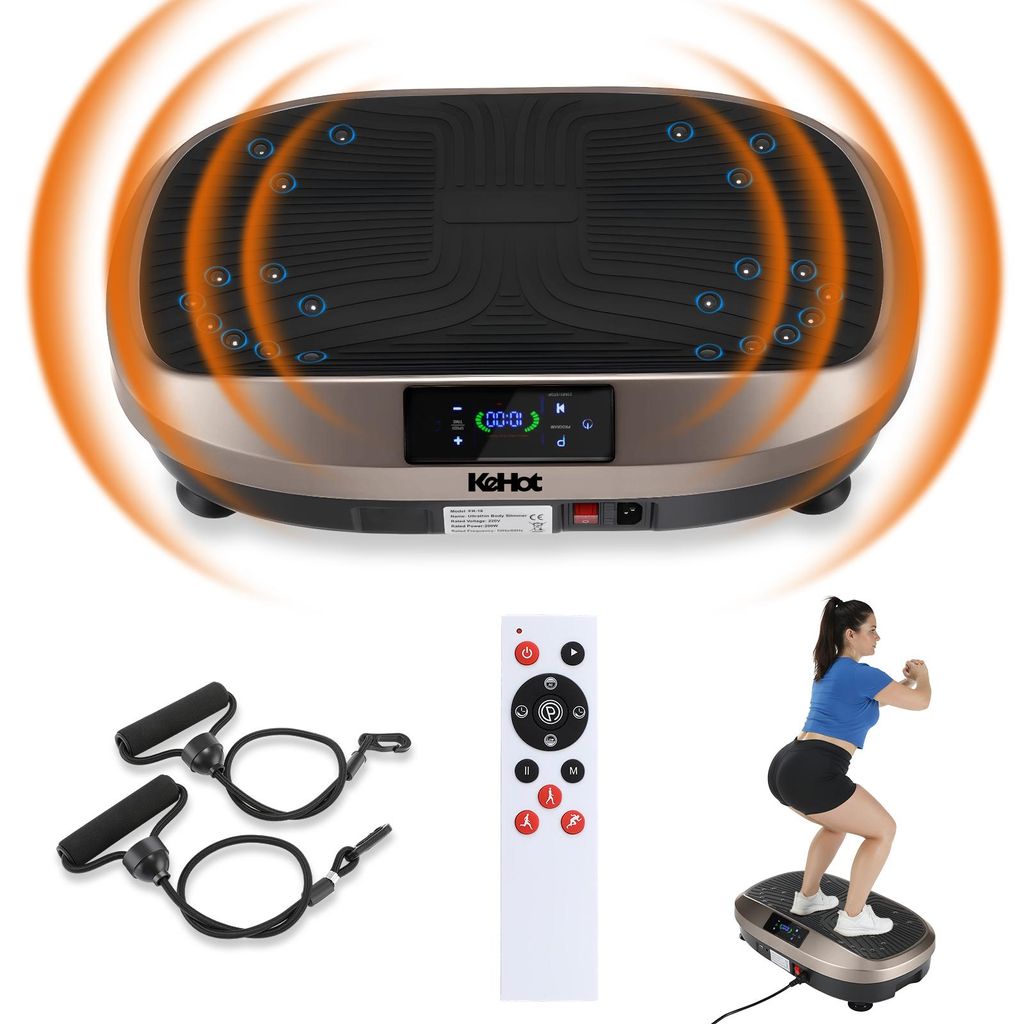 Vibrationsplatte 120 Stufen mit 6 Trainingsmodi, Produktbild 