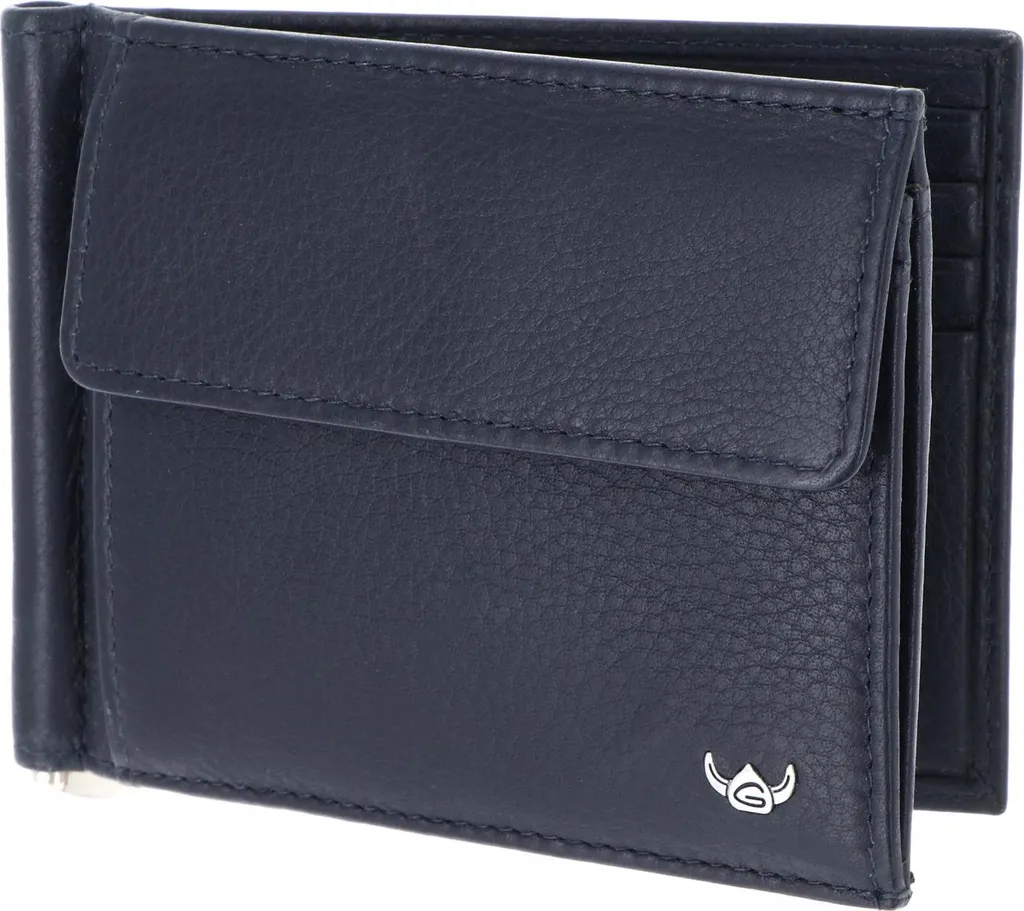 Golden Head Porte-monnaie Capri 1921 en Cuir Bleu Marine avec RFID