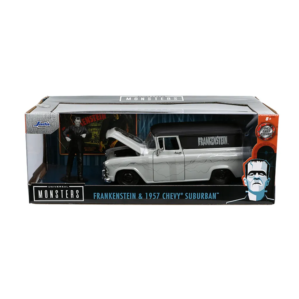 Modèle Réduit Frankenstein 1957 Chevy Suburban 1/24 Haute Fidélité