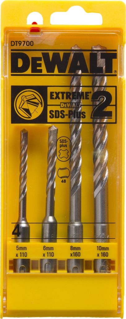 DEWALT Hammerbohrer-Set 4-tlg. SDS-plus Immagine del prodotto 