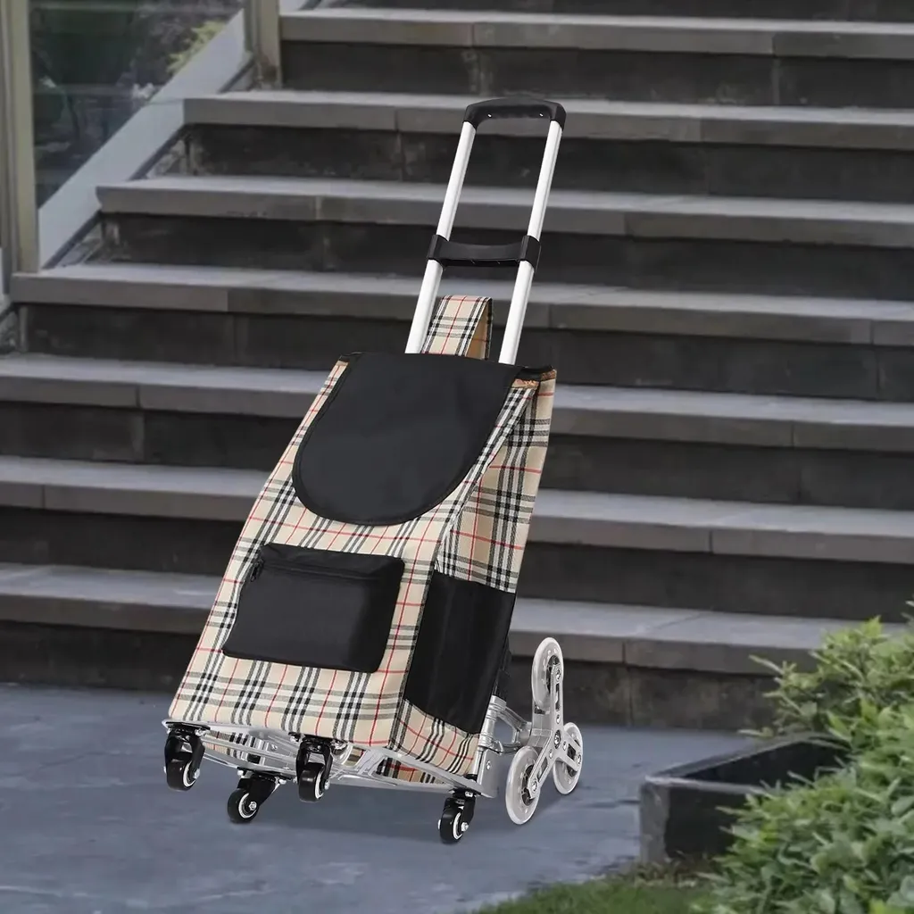 Diable de transport extensible 70 kg avec roues spéciales escaliers