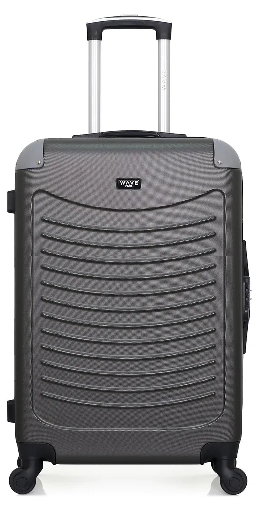 WAVE PARIS Valise Moyenne CONGO - Bagage Rigide 65cm Robuste et Léger